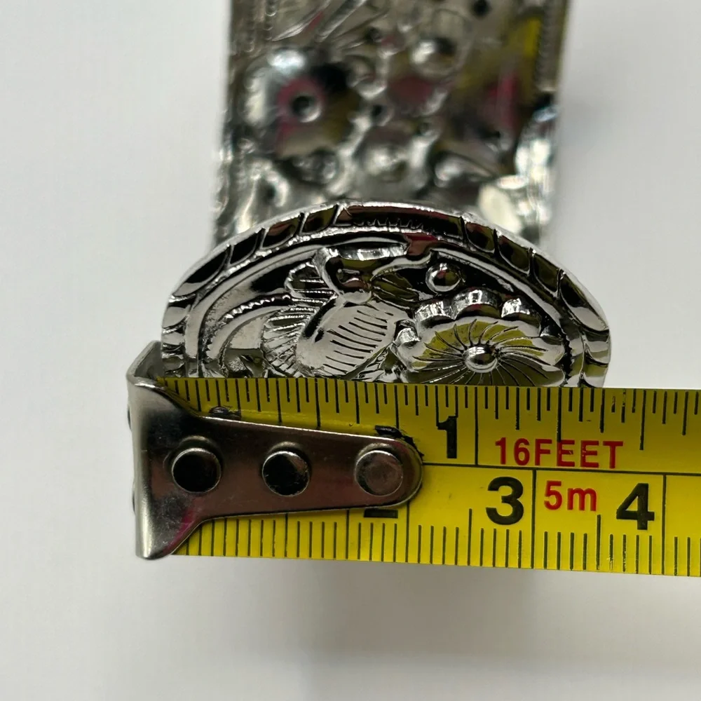 Silver Multicolor Stone Cuff - Picture 6 of 6